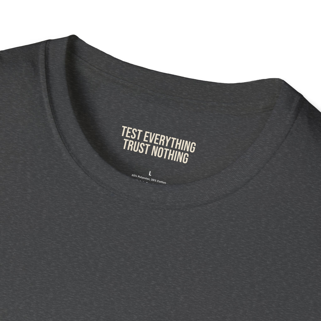 Stop Staring At My Rack T-Shirt — Premium Softstyle Rib Tee | BBQ Test Pit