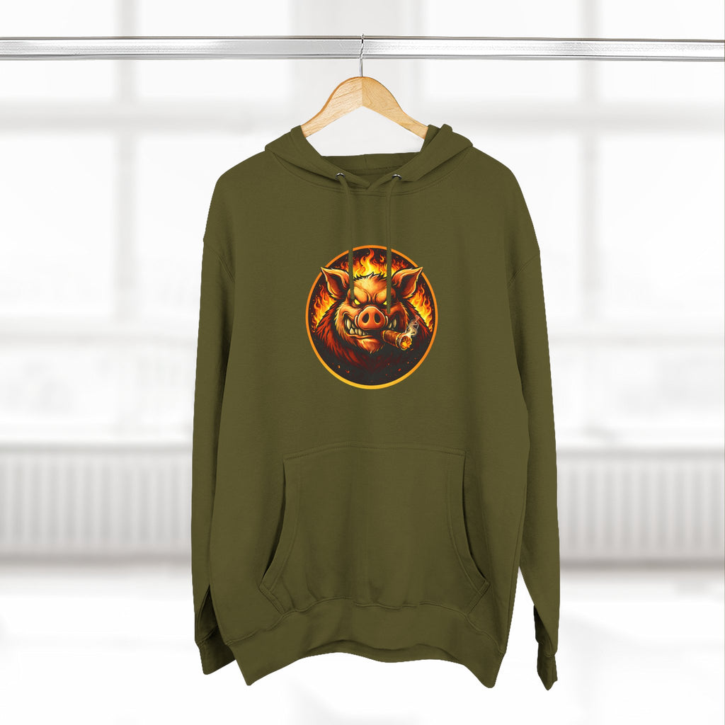 BBQ Test Pit Official Logo Hoodie — Premium Heavyweight Uniform | Batch 001