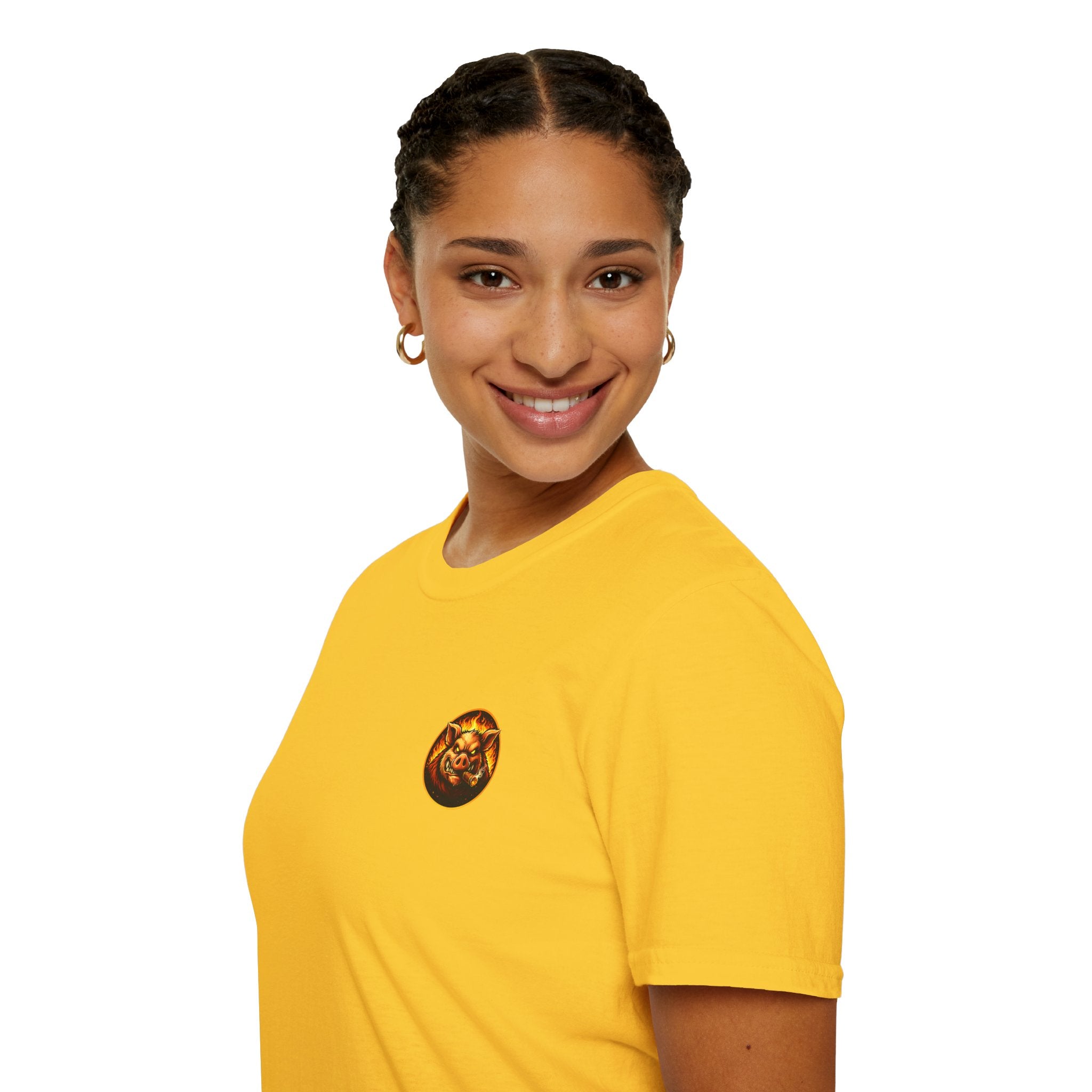 BBQ Test Pit Official Logo T-Shirt — Premium Softstyle Uniform | Batch 001
