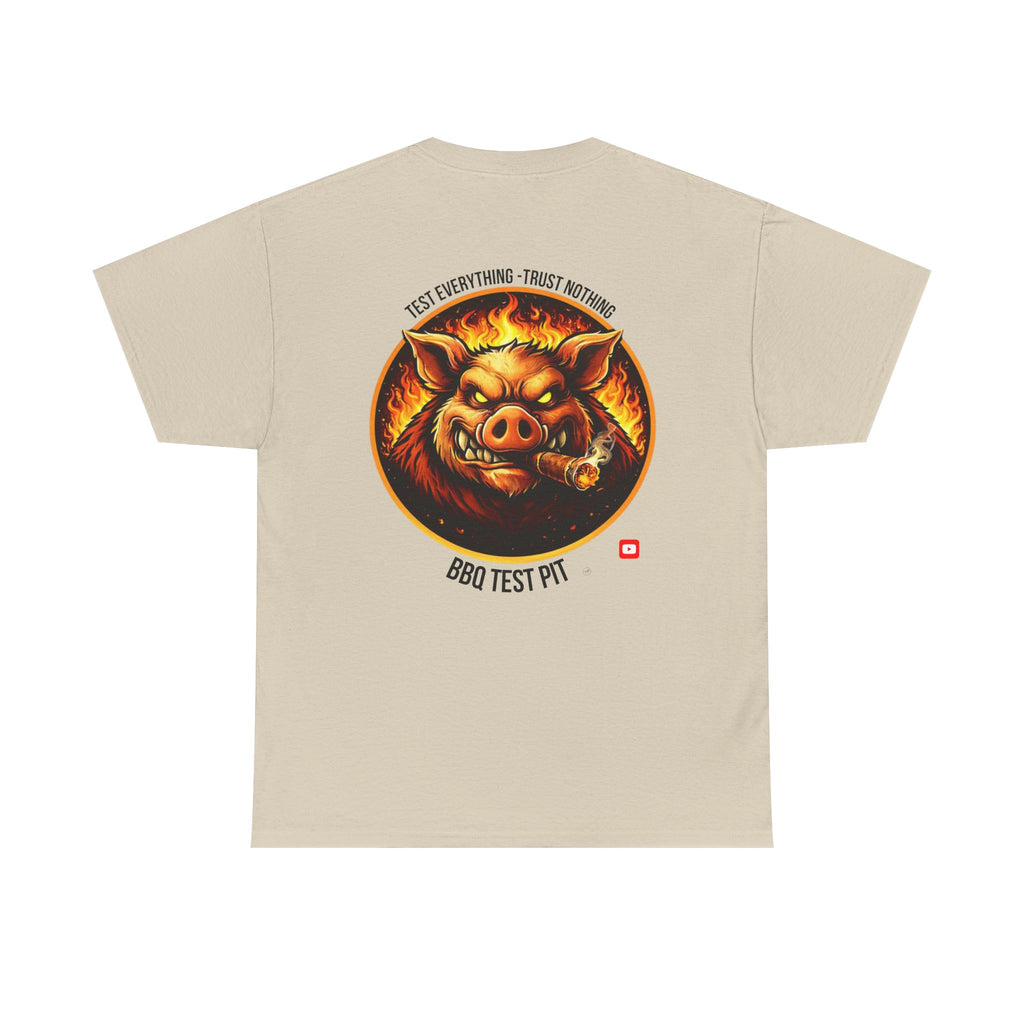 BBQ Test Pit Official Logo T-Shirt — Pitmaster Uniform | Batch 001