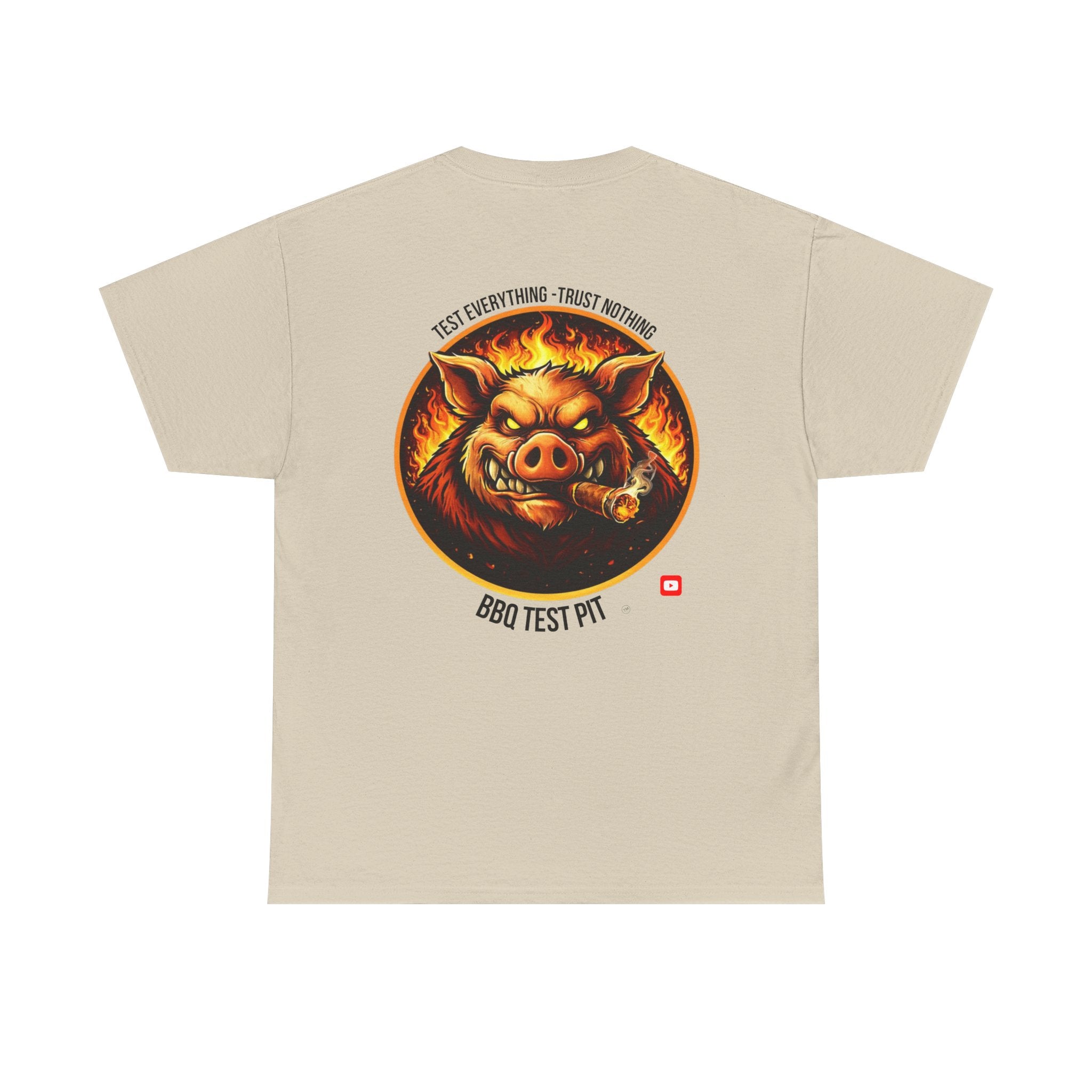 BBQ Test Pit Official Logo T-Shirt — Pitmaster Uniform | Batch 001