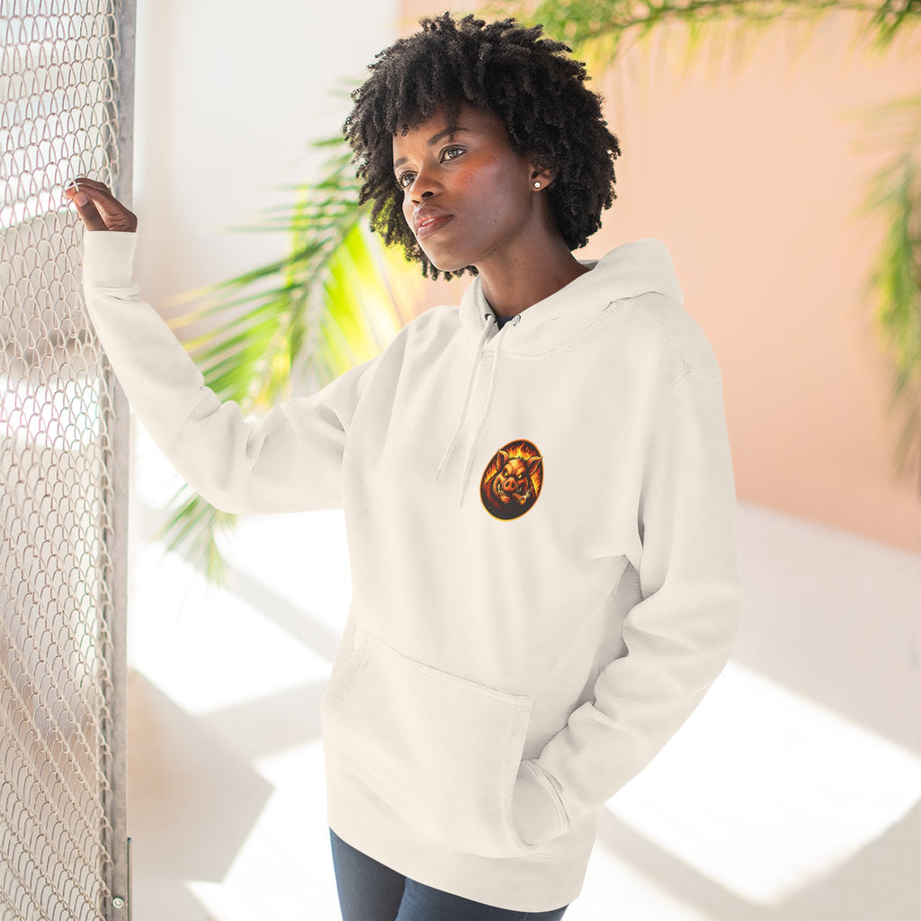"Wrap When It's Ready" BBQ Hoodie — BBQ Test Pit Pitmaster Fleece Pullover
