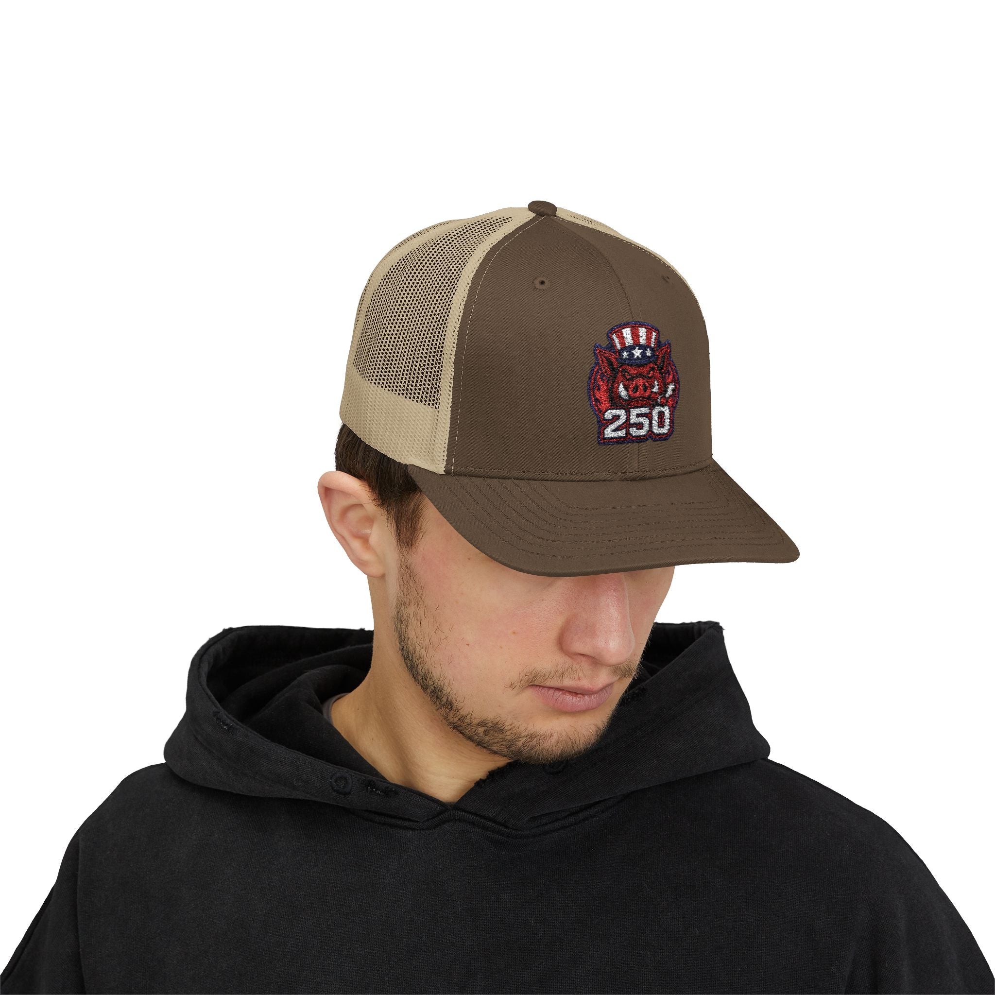 BBQ Test Pit America's 250th Birthday Trucker Hat | Limited Edition Snapback Cap