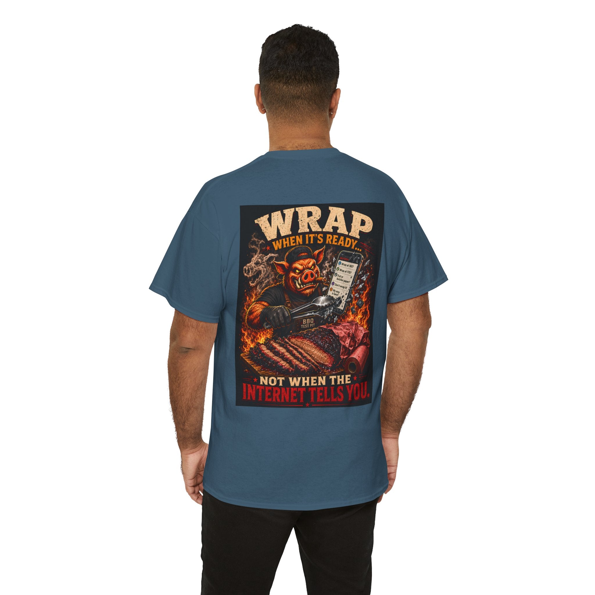 Wrap When It's Ready BBQ Shirt — 5000