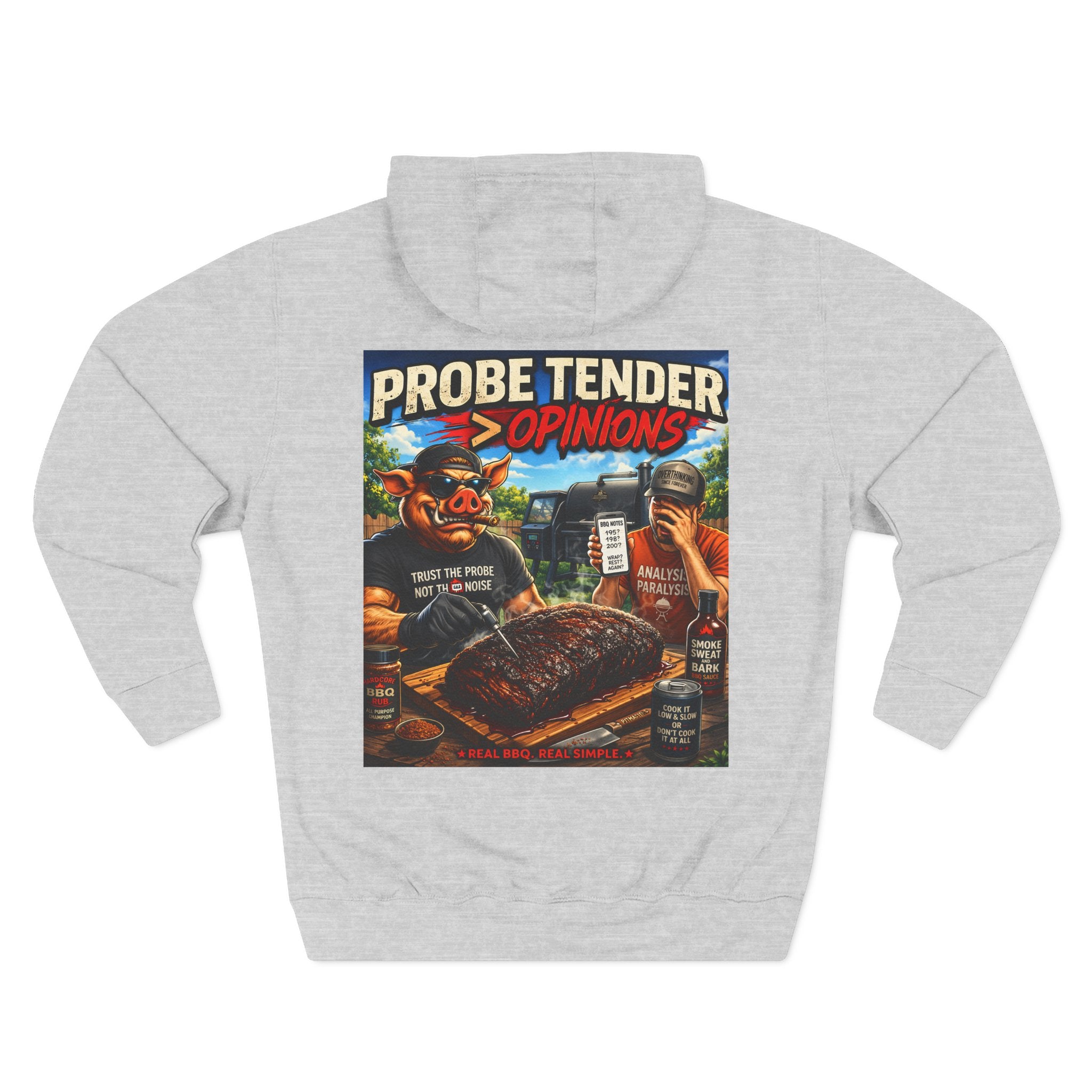 Probe Tender > Opinions Hoodie — Premium Heavyweight Fleece | BBQ Test Pit
