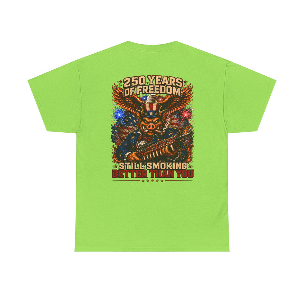 BBQ Test Pit America's 250th Birthday Shirt | Limited Edition Patriotic Graphic Tee 5000