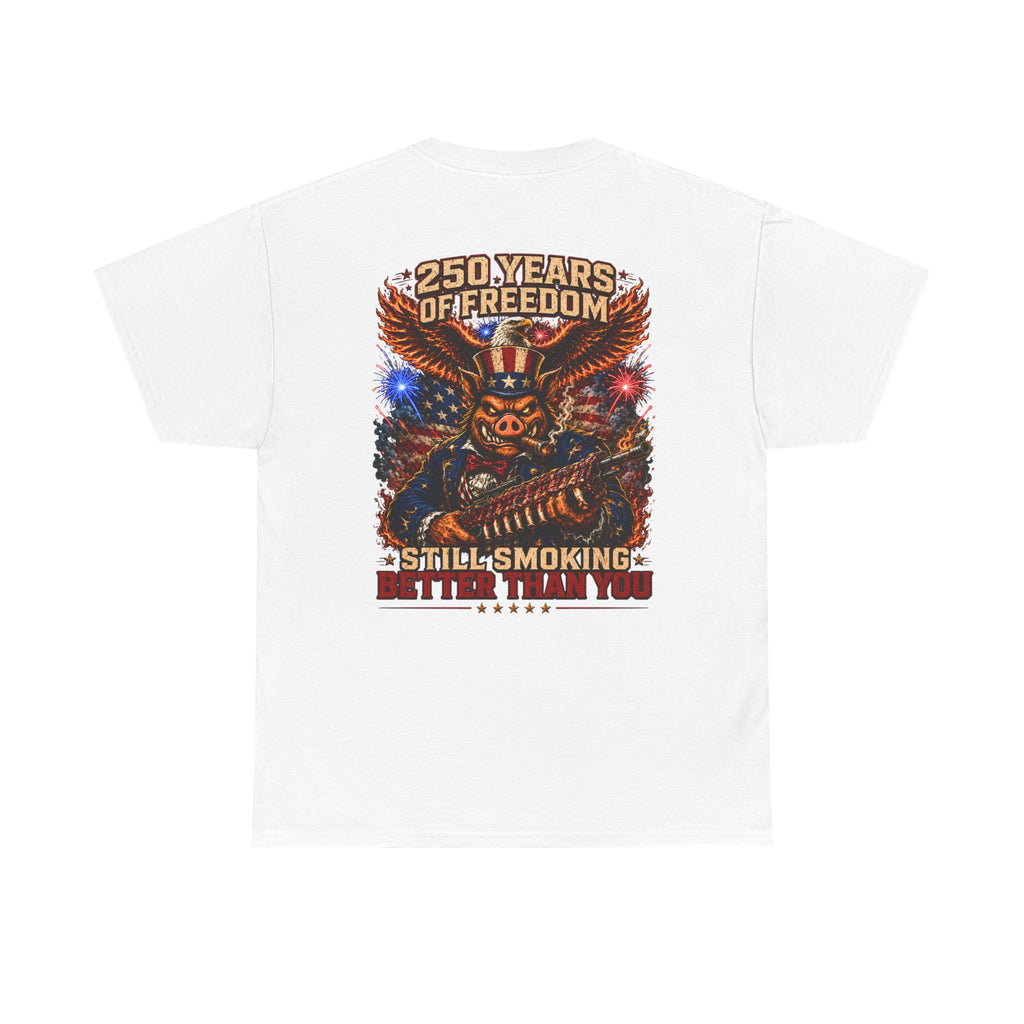 BBQ Test Pit America's 250th Birthday Shirt | Limited Edition Patriotic Graphic Tee 5000