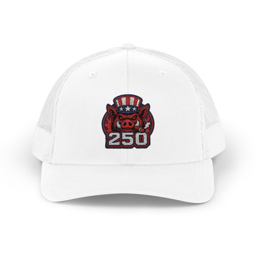 BBQ Test Pit America's 250th Birthday Trucker Hat | Limited Edition Snapback Cap