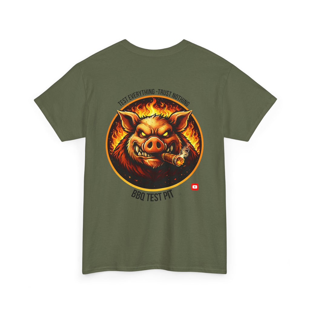 BBQ Test Pit Official Logo T-Shirt — Pitmaster Uniform | Batch 001