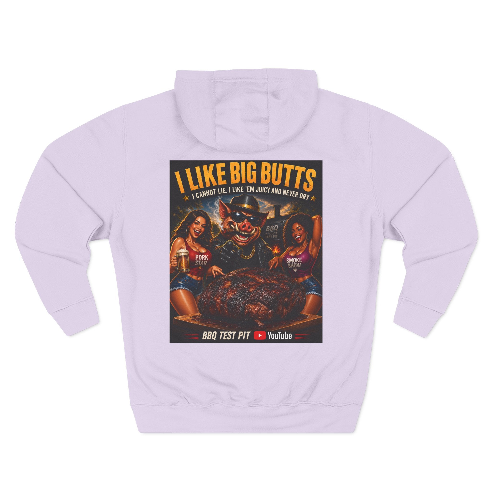 I Like Big Butts BBQ Hoodie — Premium Heavyweight Fleece | BBQ Test Pit