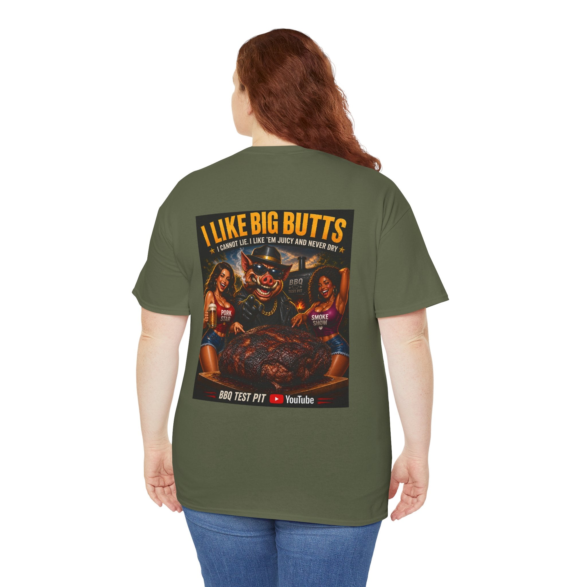 I Like Big Butts T-Shirt — The Ultimate Pork Butt Pitmaster Tee | BBQ Test Pit