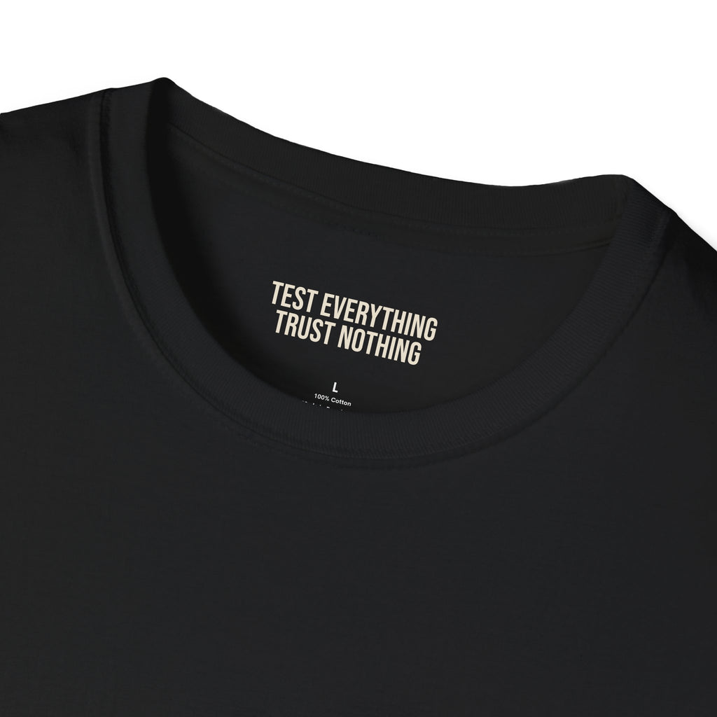 Stop Staring At My Rack T-Shirt — Premium Softstyle Rib Tee | BBQ Test Pit