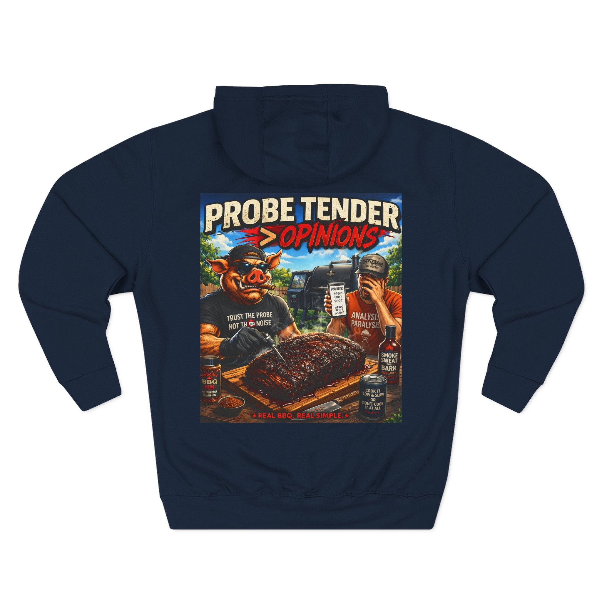 Probe Tender > Opinions Hoodie — Premium Heavyweight Fleece | BBQ Test Pit