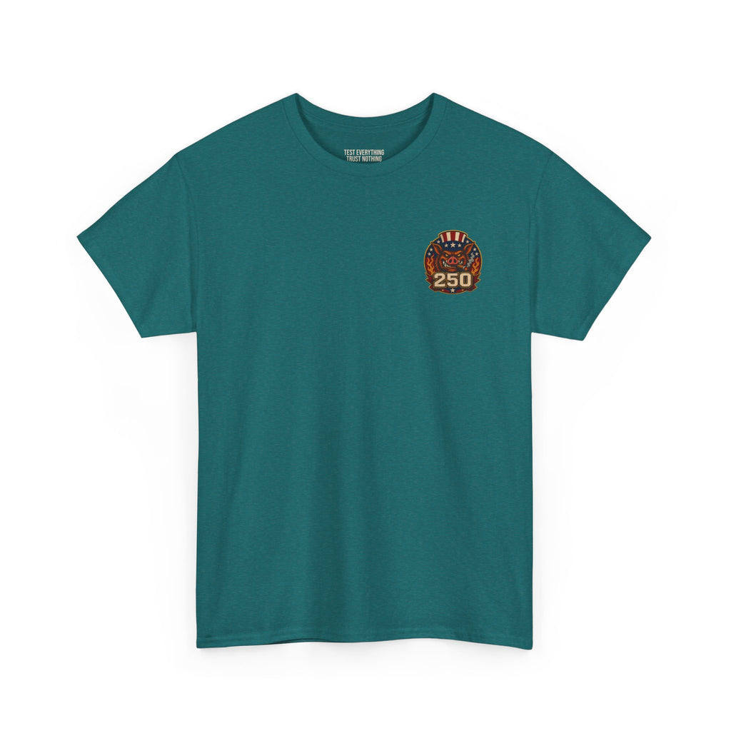 BBQ Test Pit America's 250th Birthday Shirt | Limited Edition Patriotic Graphic Tee 5000