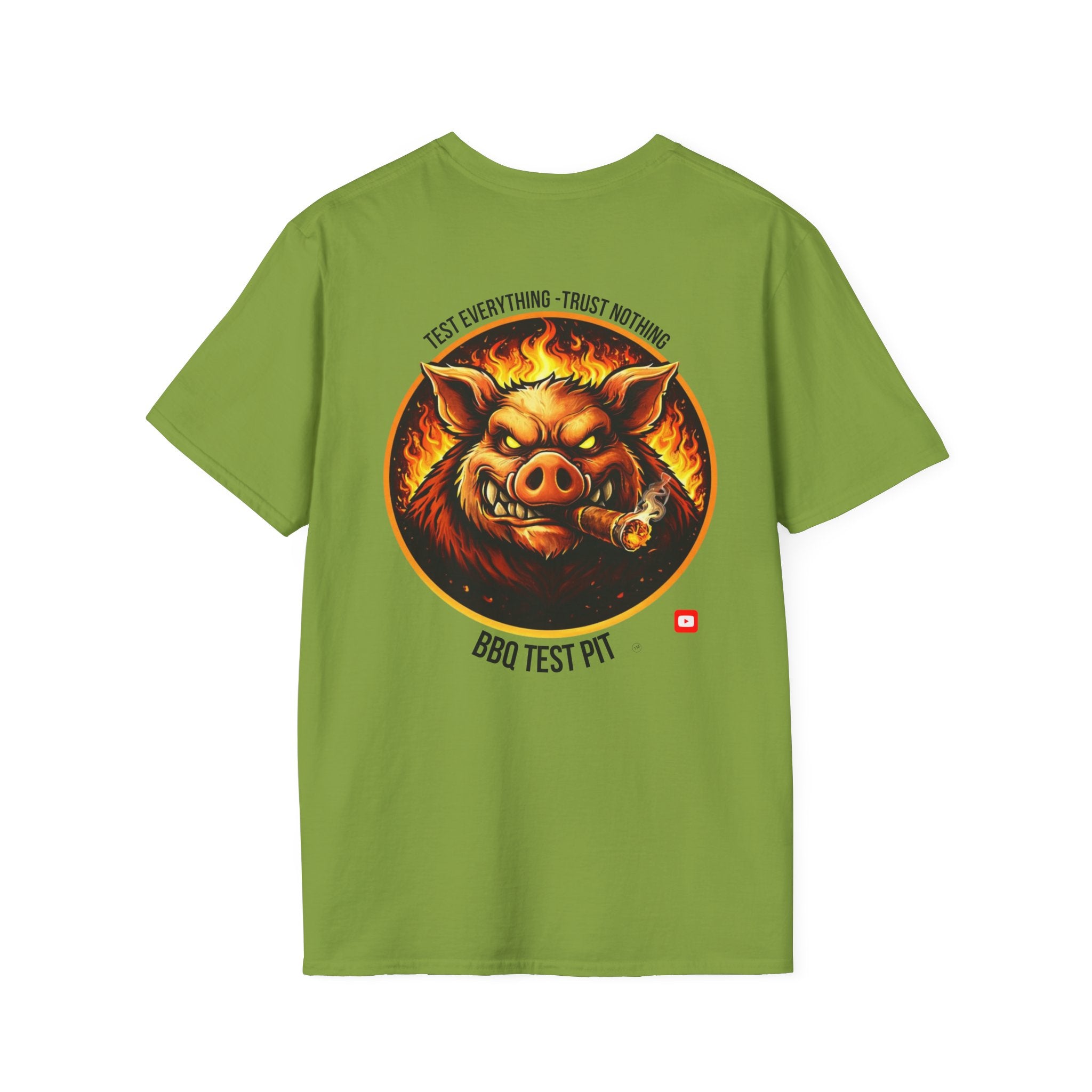 BBQ Test Pit Official Logo T-Shirt — Premium Softstyle Uniform | Batch 001