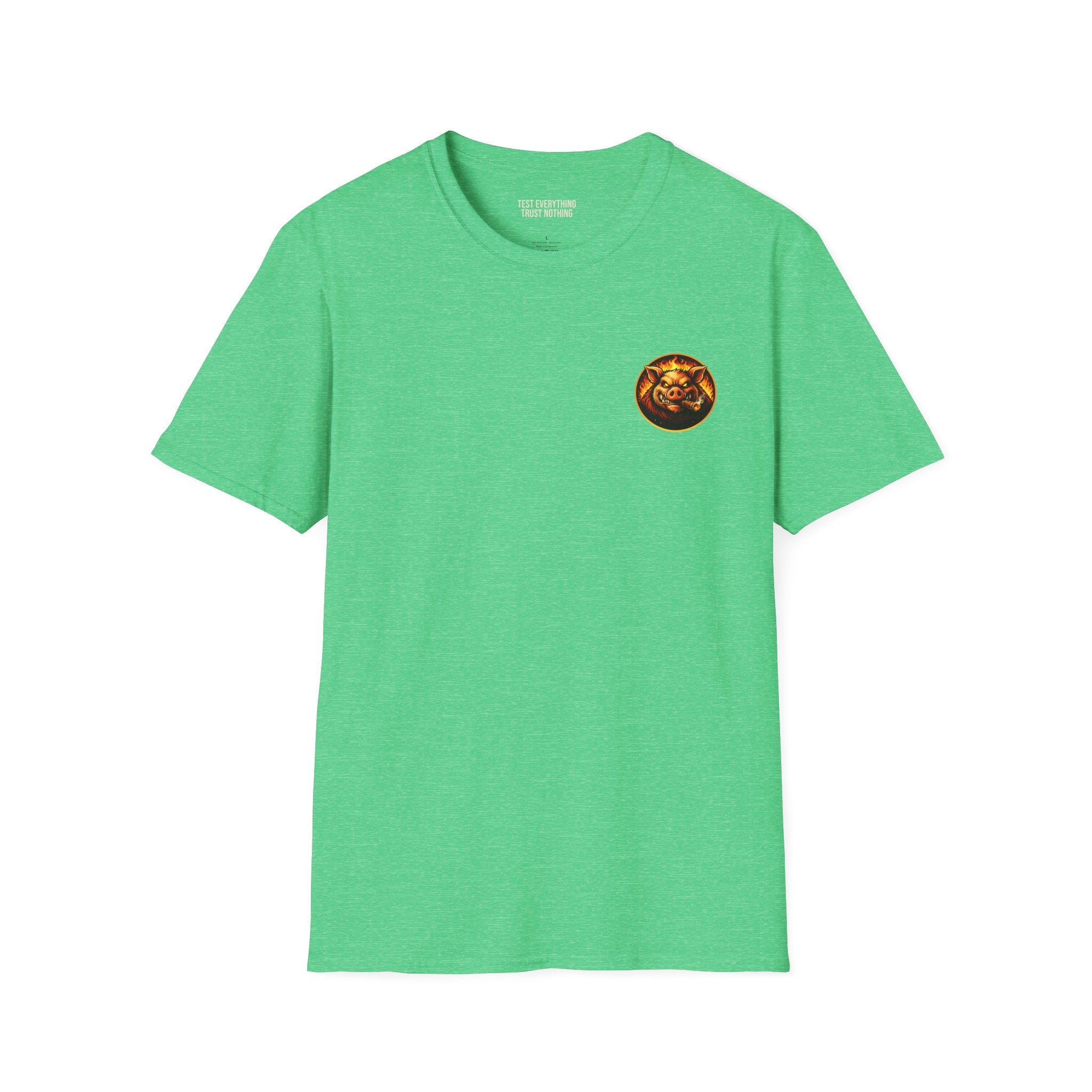 BBQ Test Pit Official Logo T-Shirt — Premium Softstyle Uniform | Batch 001