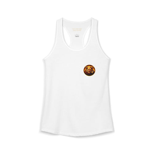 BBQ Test Pit Official Logo Women's Tank Top — Premium Racerback | Batch 001