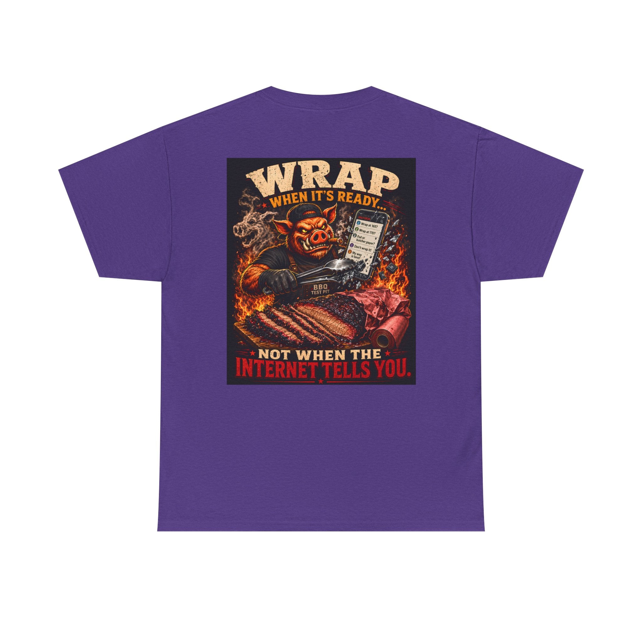 Wrap When It's Ready BBQ Shirt — 5000