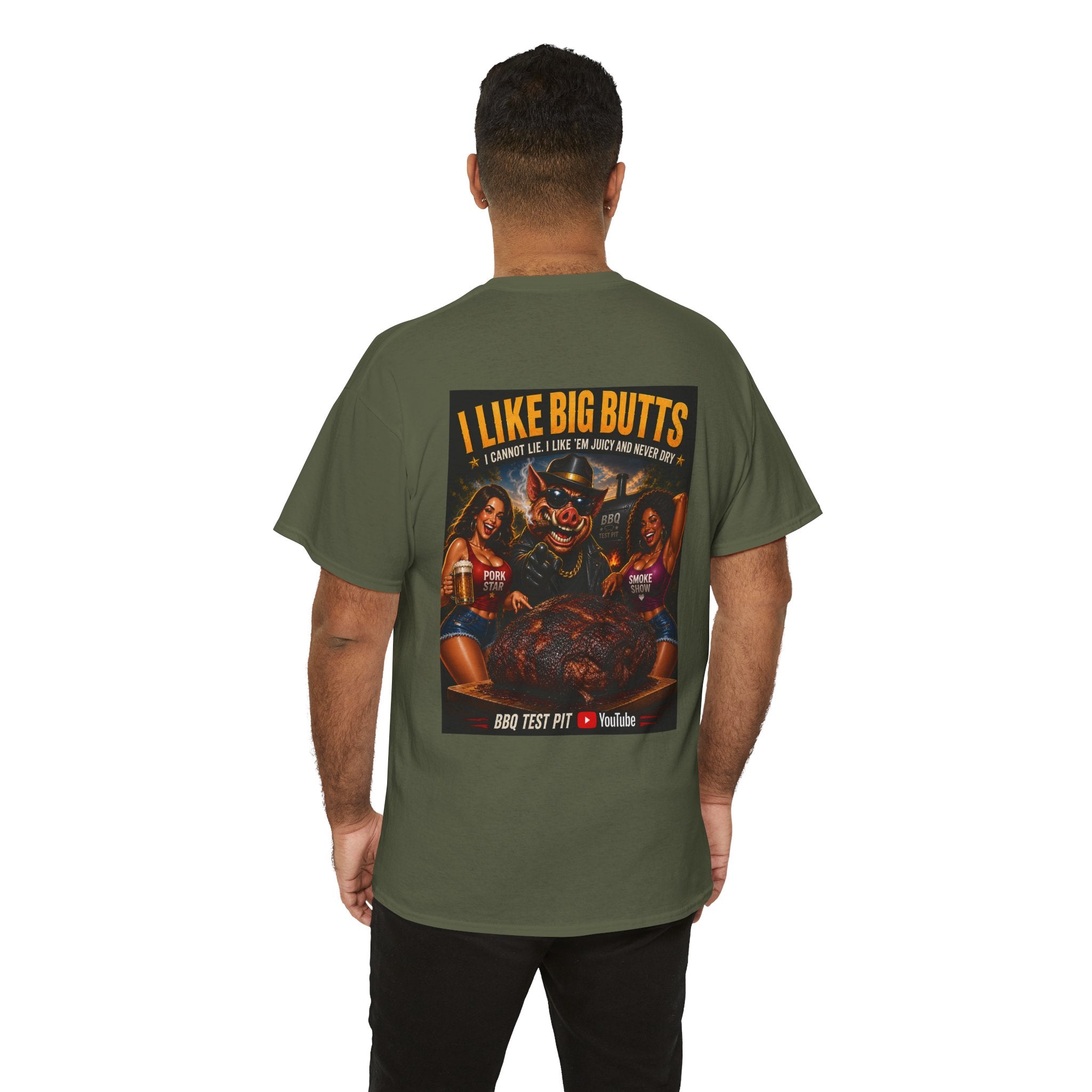 I Like Big Butts T-Shirt — The Ultimate Pork Butt Pitmaster Tee | BBQ Test Pit