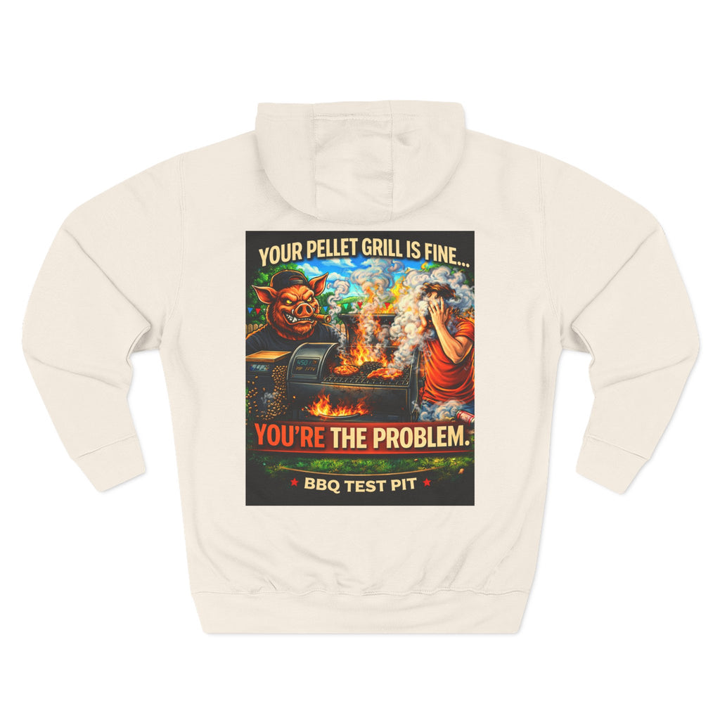 Your Pellet Grill Is Fine Hoodie — Premium Heavyweight Sarcasm | BBQ Test Pit