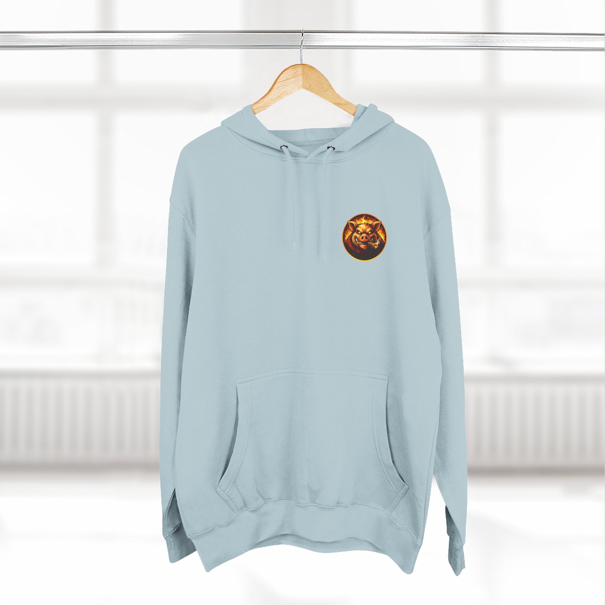 BBQ Test Pit Official Logo Hoodie — Premium Heavyweight Uniform | Batch 001