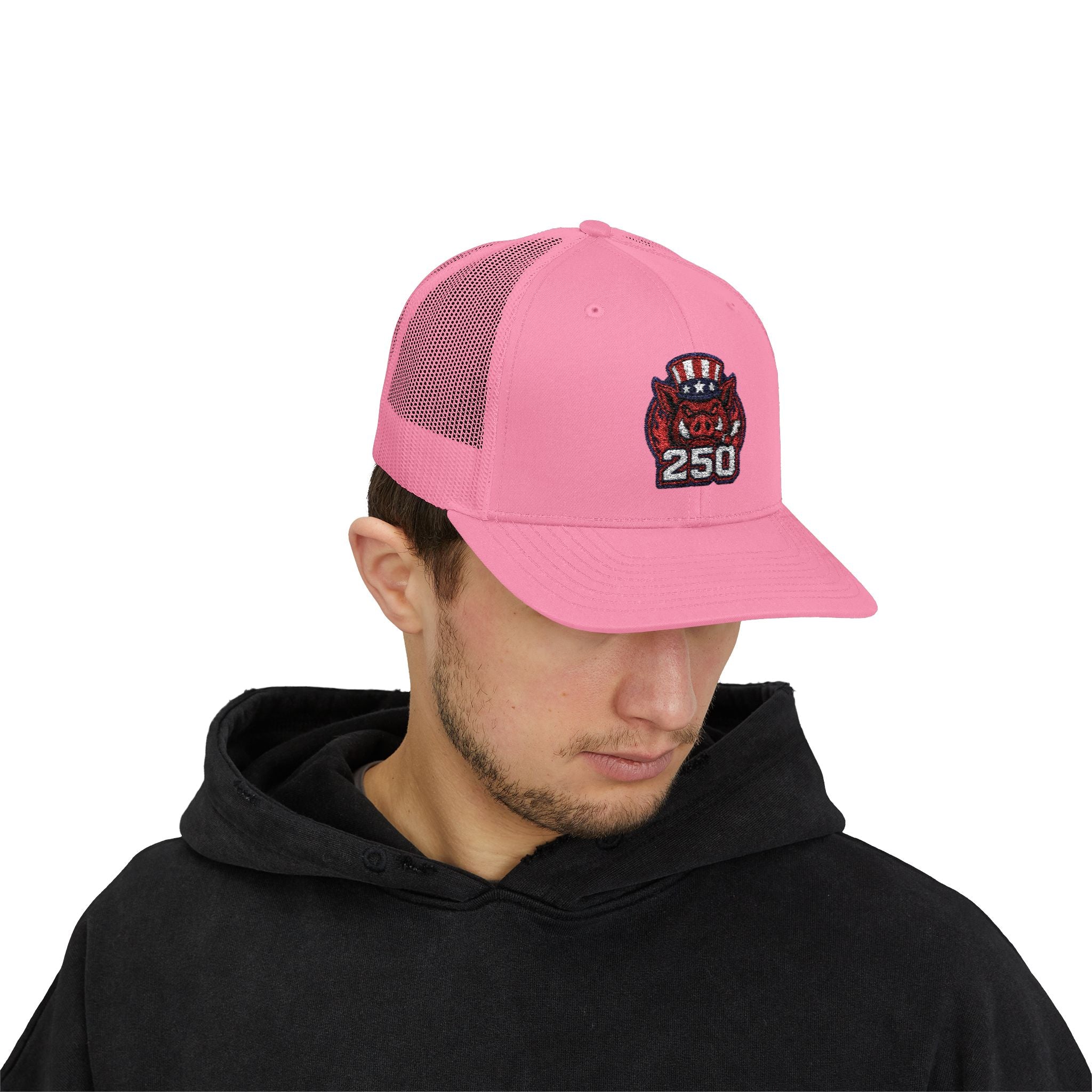 BBQ Test Pit America's 250th Birthday Trucker Hat | Limited Edition Snapback Cap