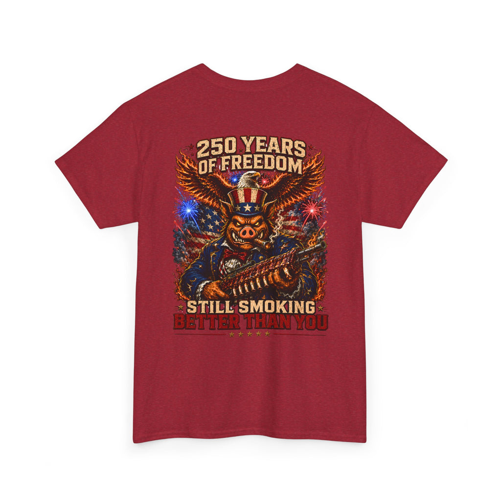 BBQ Test Pit America's 250th Birthday Shirt | Limited Edition Patriotic Graphic Tee 5000