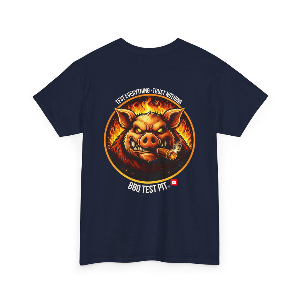 BBQ Test Pit Official Logo T-Shirt — Pitmaster Uniform | Batch 001