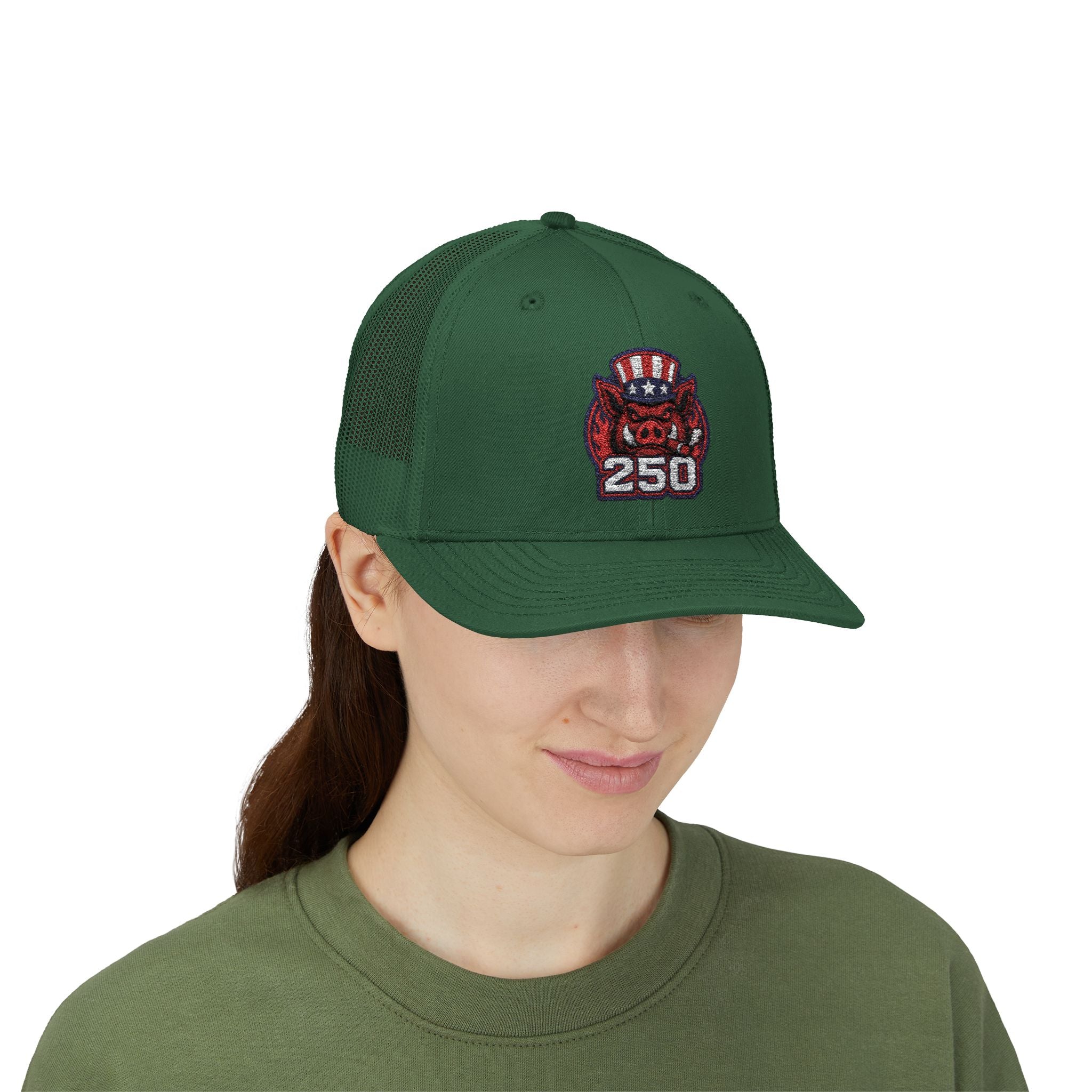 BBQ Test Pit America's 250th Birthday Trucker Hat | Limited Edition Snapback Cap