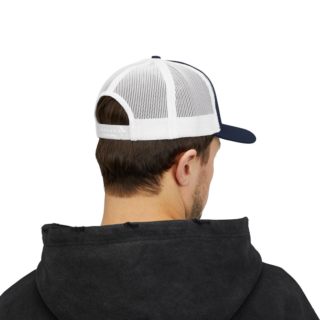 BBQ Test Pit Official Trucker Hat — Structured Snapback | Yupoong 6606