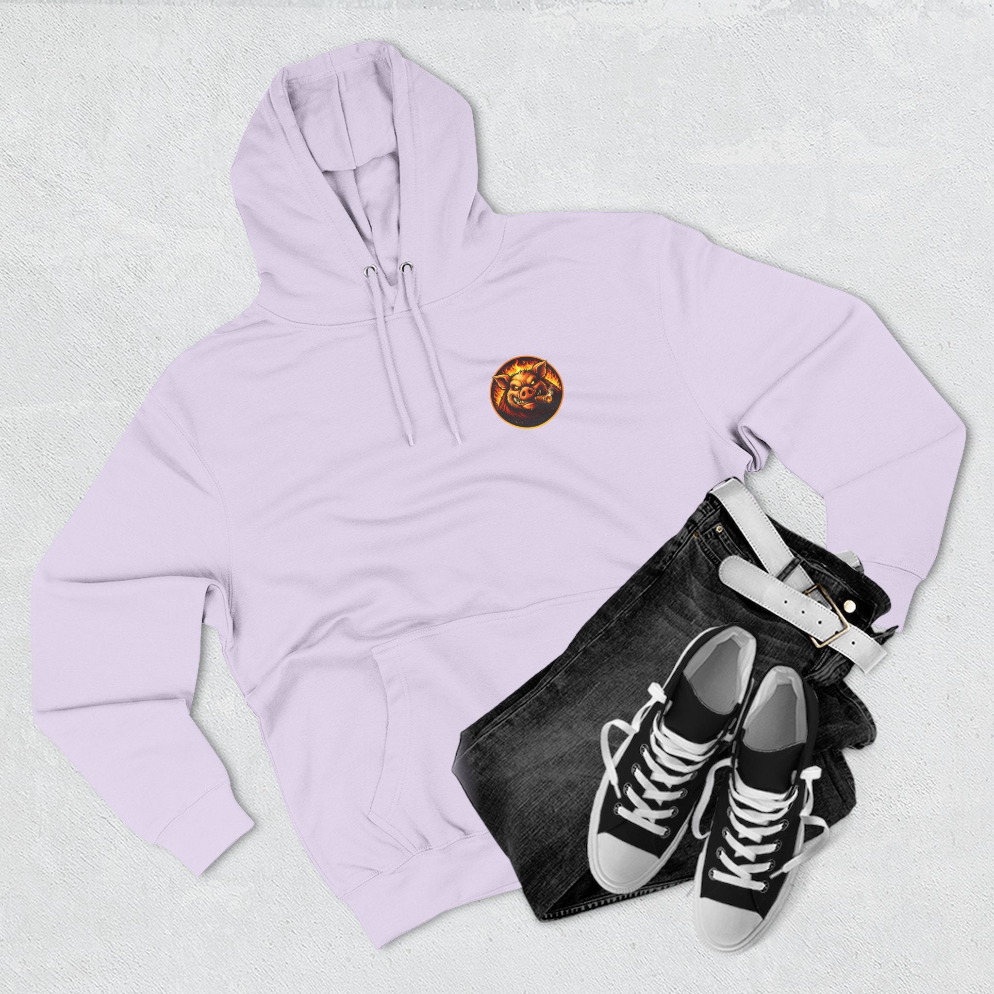 BBQ Test Pit Official Logo Hoodie — Premium Heavyweight Uniform | Batch 001