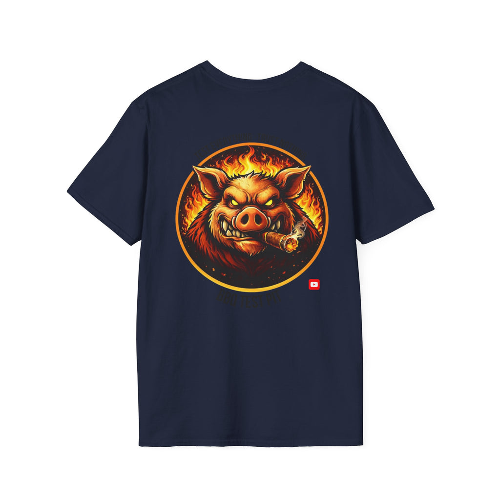 BBQ Test Pit Official Logo T-Shirt — Premium Softstyle Uniform | Batch 001