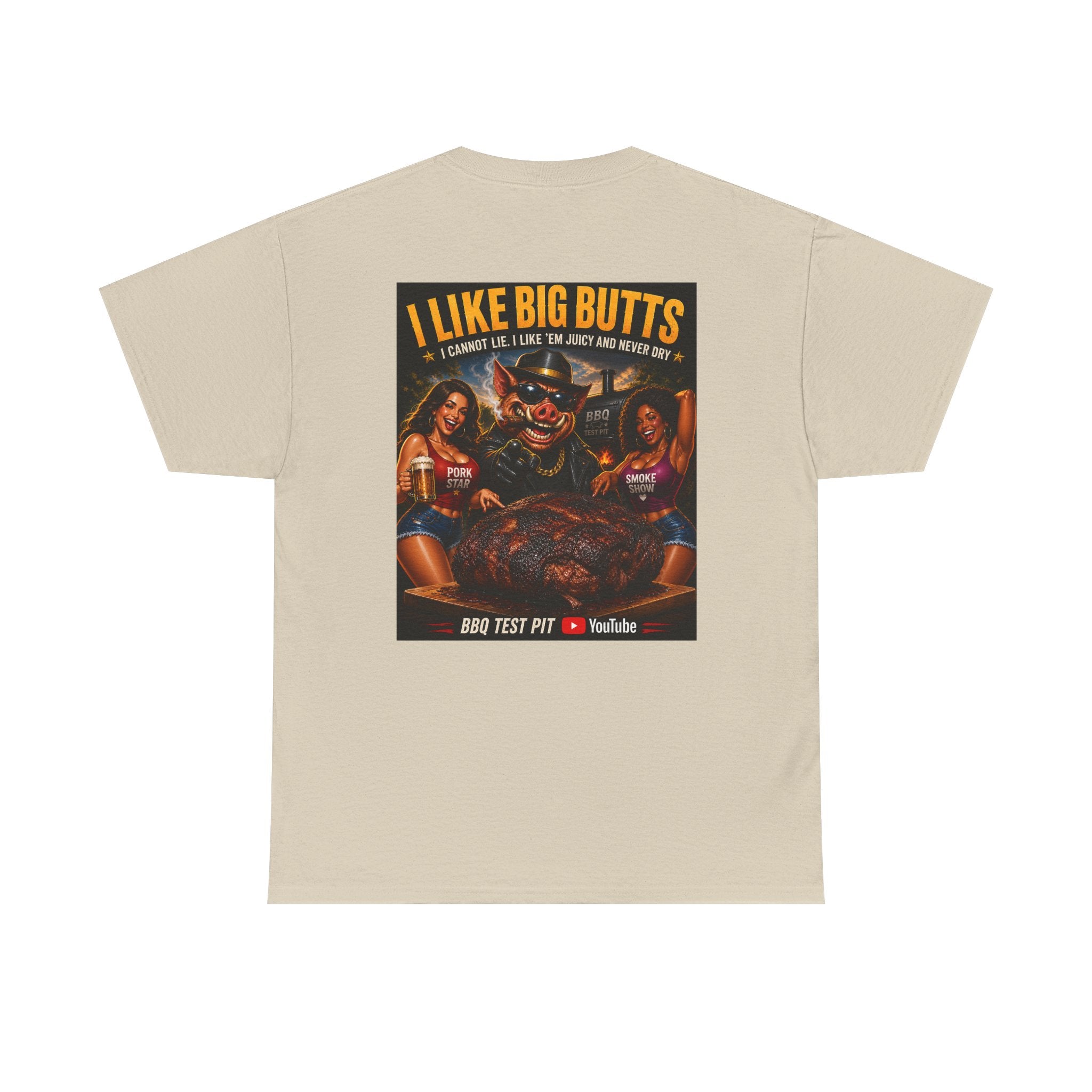 I Like Big Butts T-Shirt — The Ultimate Pork Butt Pitmaster Tee | BBQ Test Pit