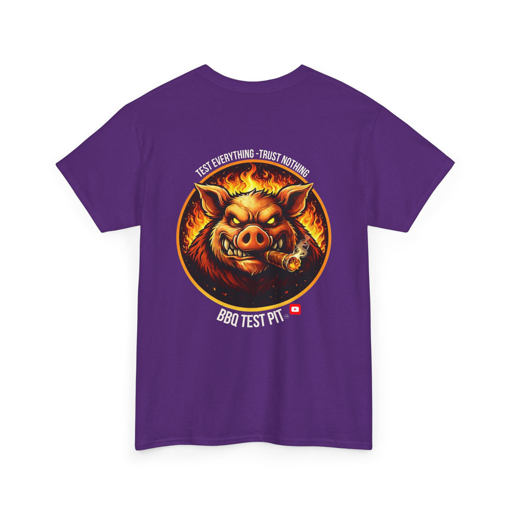 BBQ Test Pit Official Logo T-Shirt — Pitmaster Uniform | Batch 001