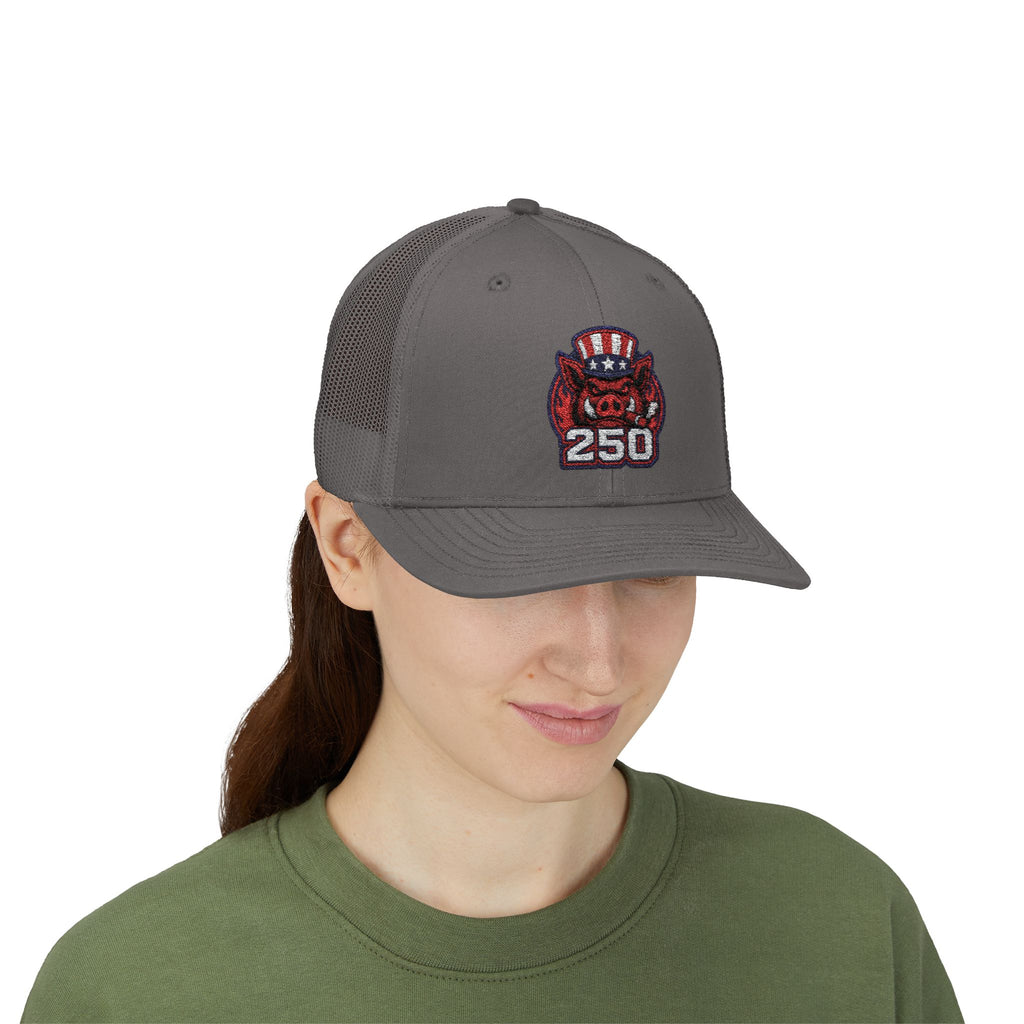 BBQ Test Pit America's 250th Birthday Trucker Hat | Limited Edition Snapback Cap