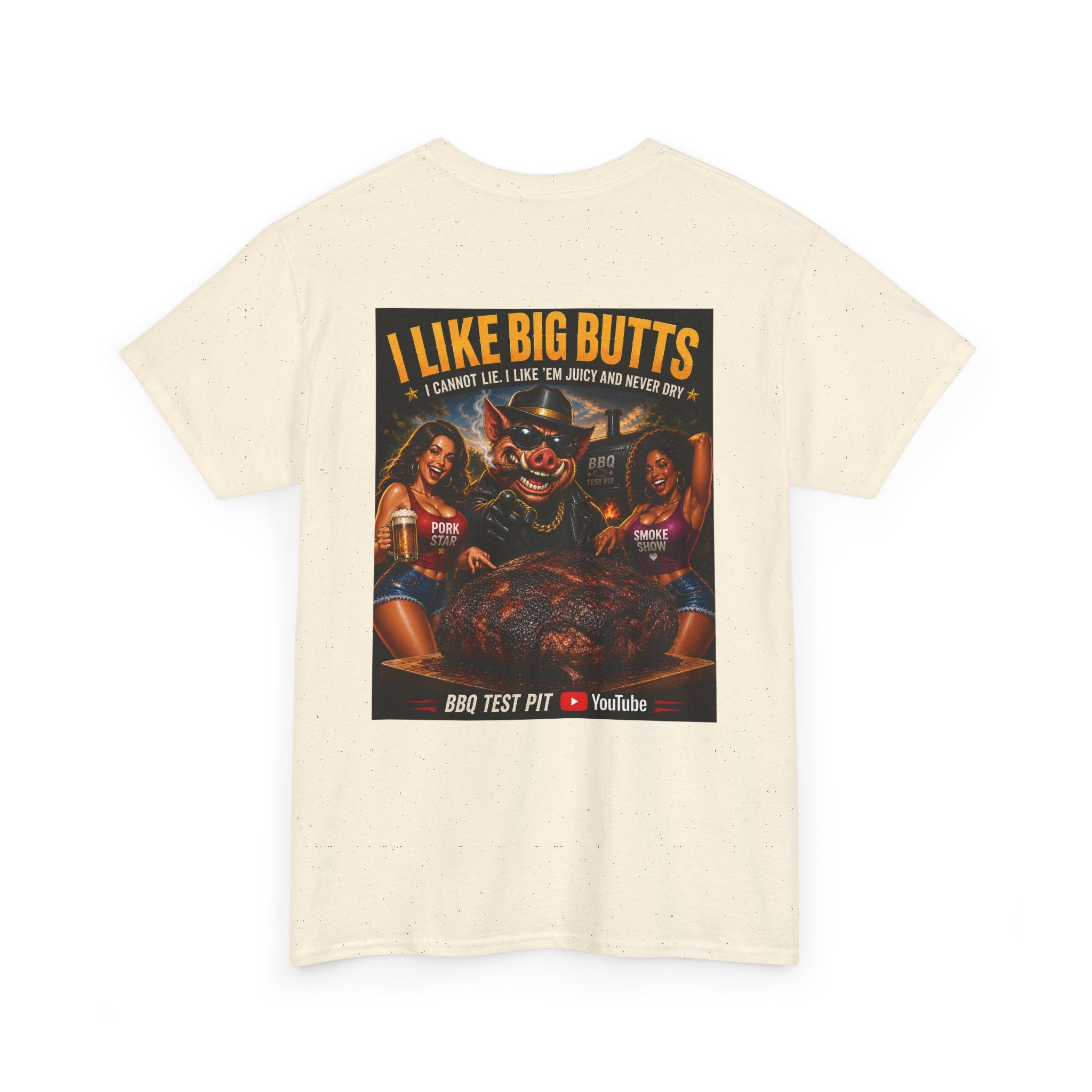 I Like Big Butts T-Shirt — The Ultimate Pork Butt Pitmaster Tee | BBQ Test Pit