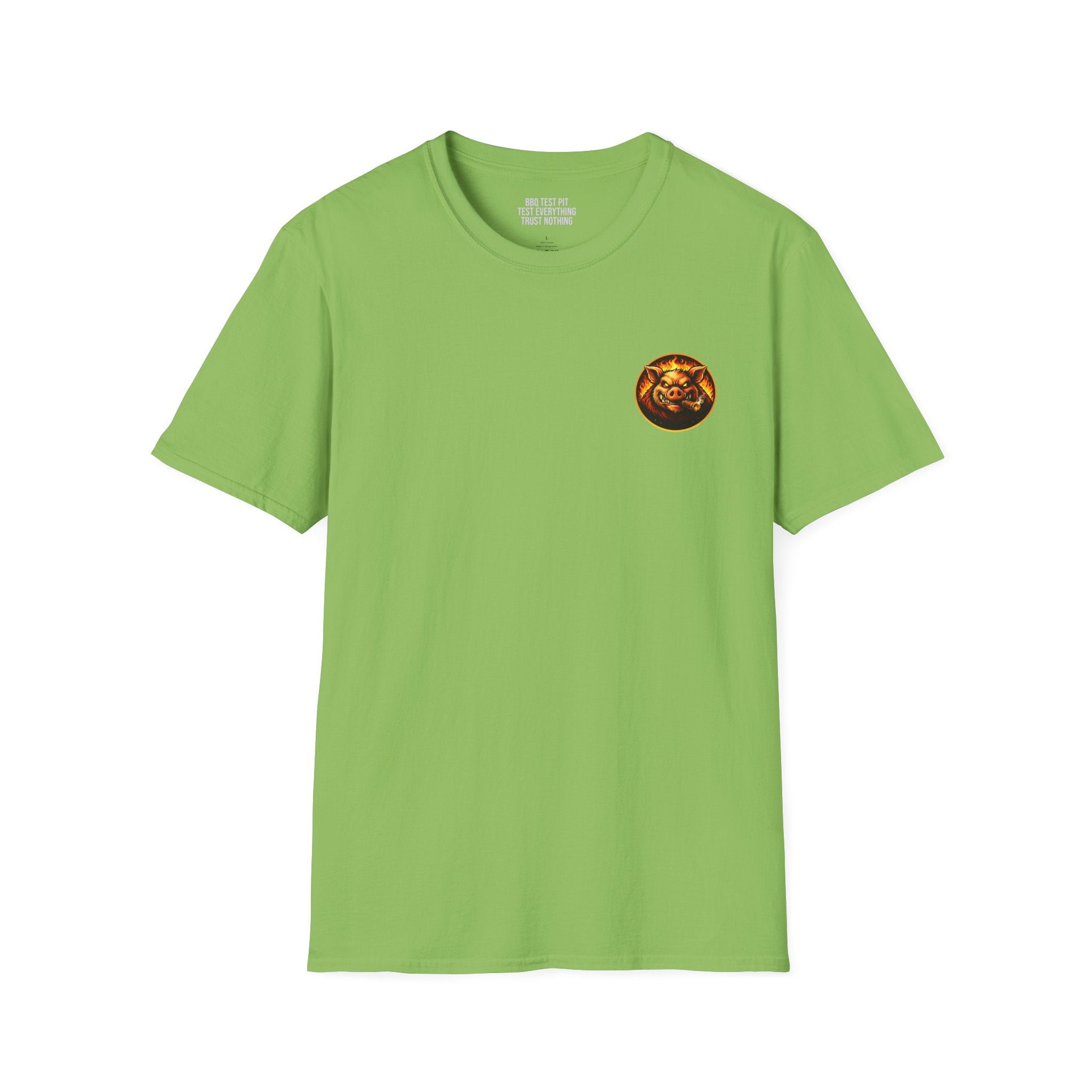 Whatever You Made… Stop Calling It BBQ. – BBQ Test Pit Funny BBQ T-Shirt