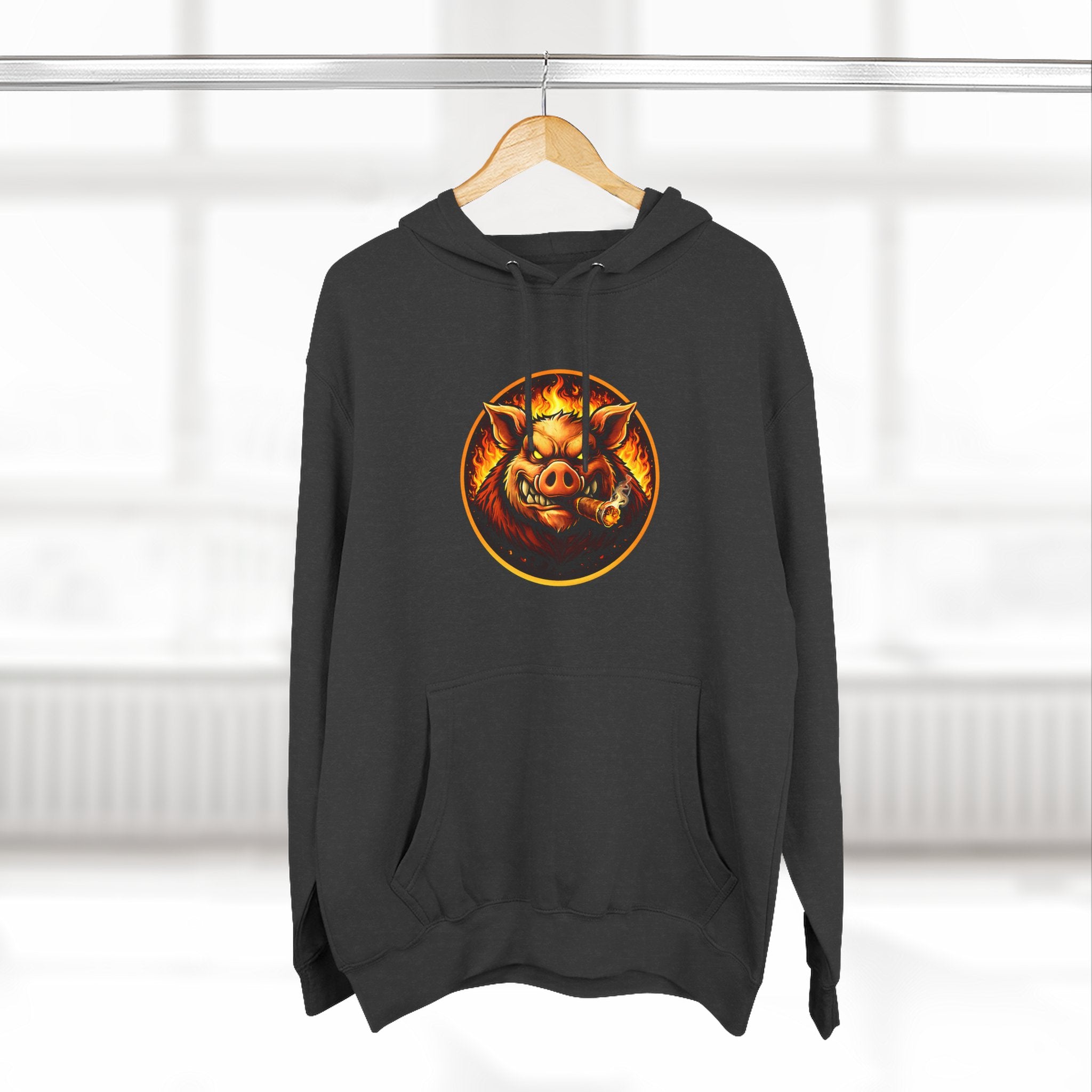 BBQ Test Pit Official Logo Hoodie — Premium Heavyweight Uniform | Batch 001