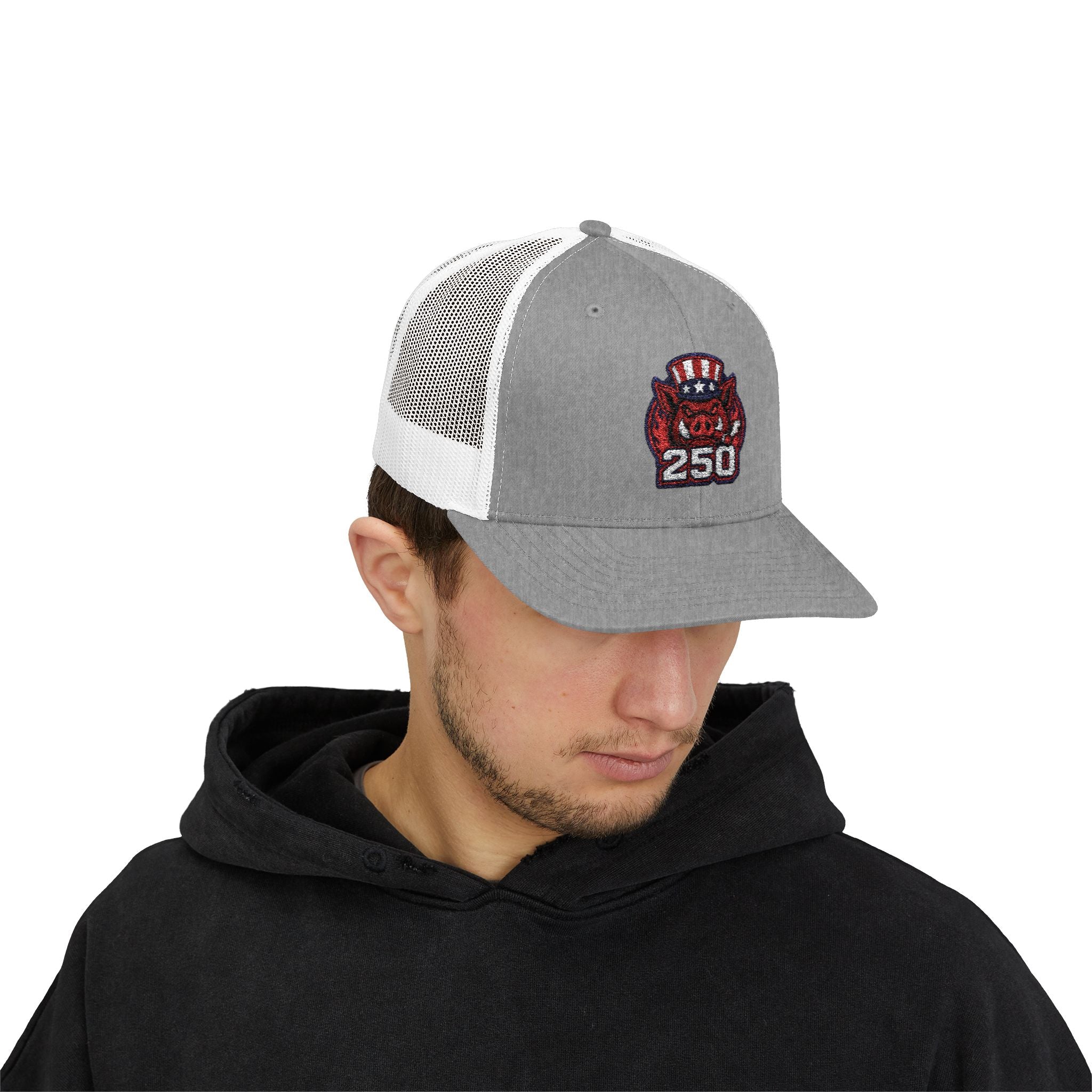 BBQ Test Pit America's 250th Birthday Trucker Hat | Limited Edition Snapback Cap