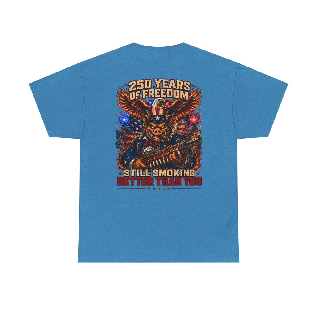 BBQ Test Pit America's 250th Birthday Shirt | Limited Edition Patriotic Graphic Tee 5000