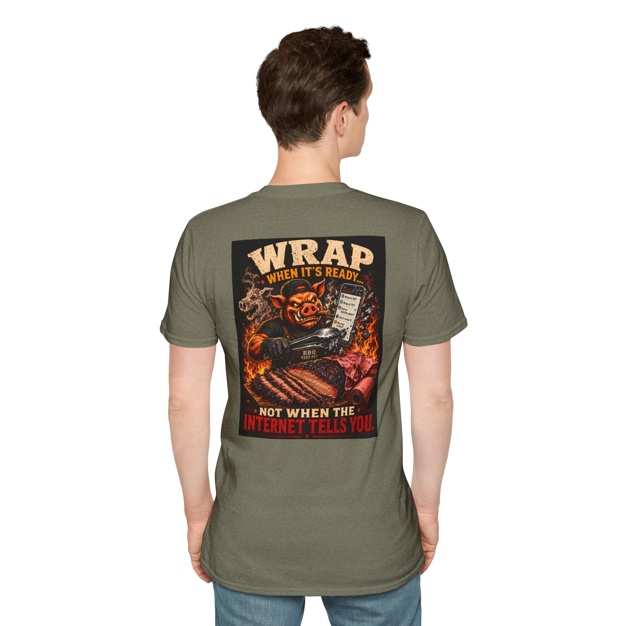 Wrap When It's Ready BBQ Shirt - 64000
