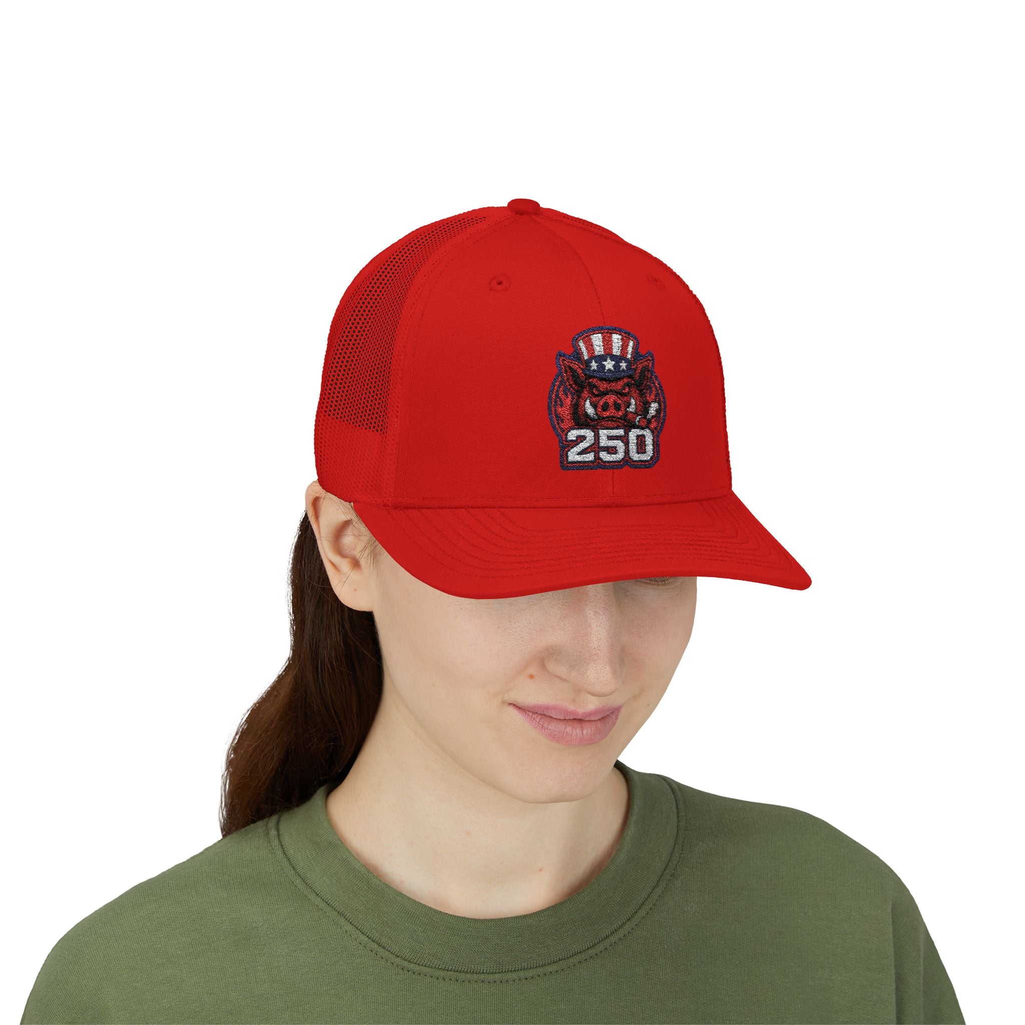 BBQ Test Pit America's 250th Birthday Trucker Hat | Limited Edition Snapback Cap