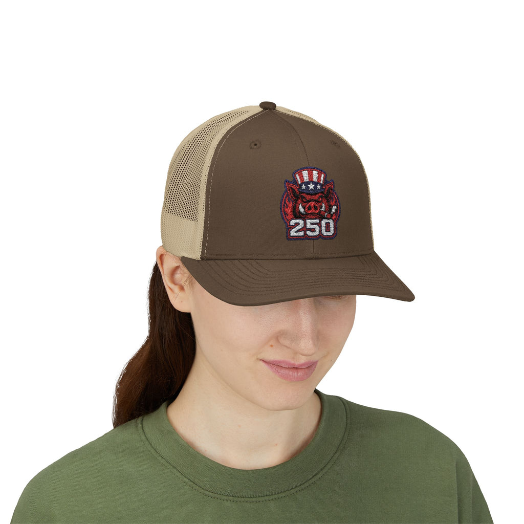 BBQ Test Pit America's 250th Birthday Trucker Hat | Limited Edition Snapback Cap