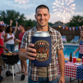 America’s 250th Birthday Can Cooler – BBQ Test Pit