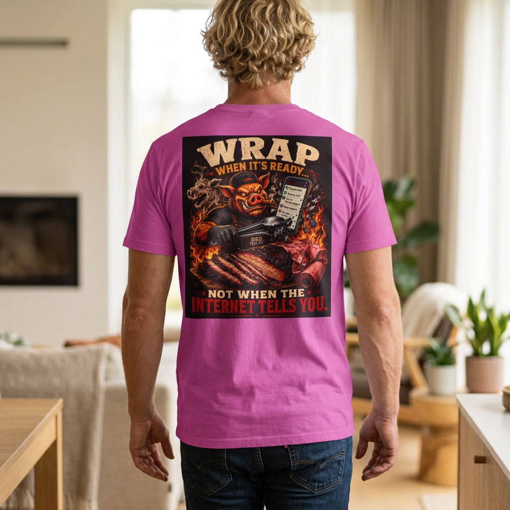 Wrap When It's Ready BBQ Shirt - 64000