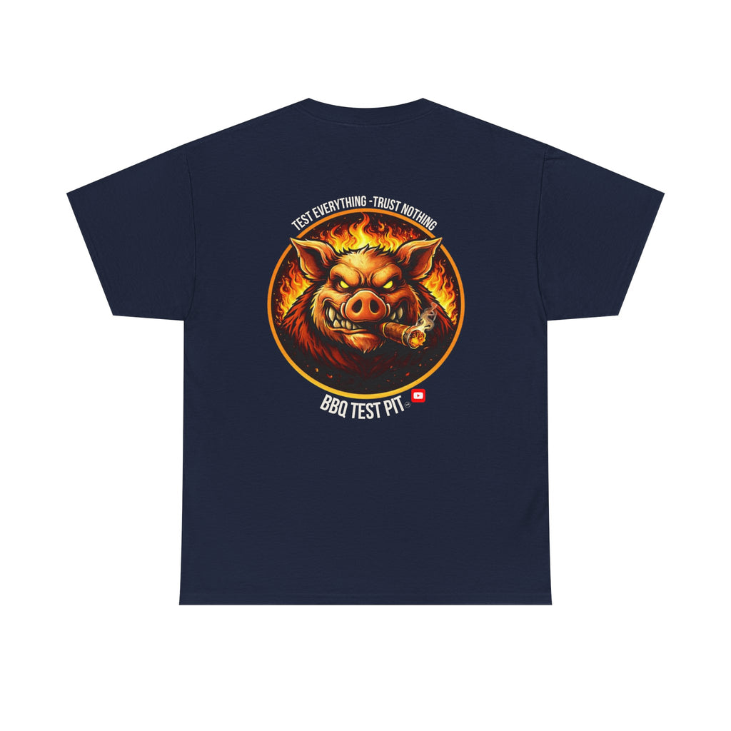 BBQ Test Pit Official Logo T-Shirt — Pitmaster Uniform | Batch 001