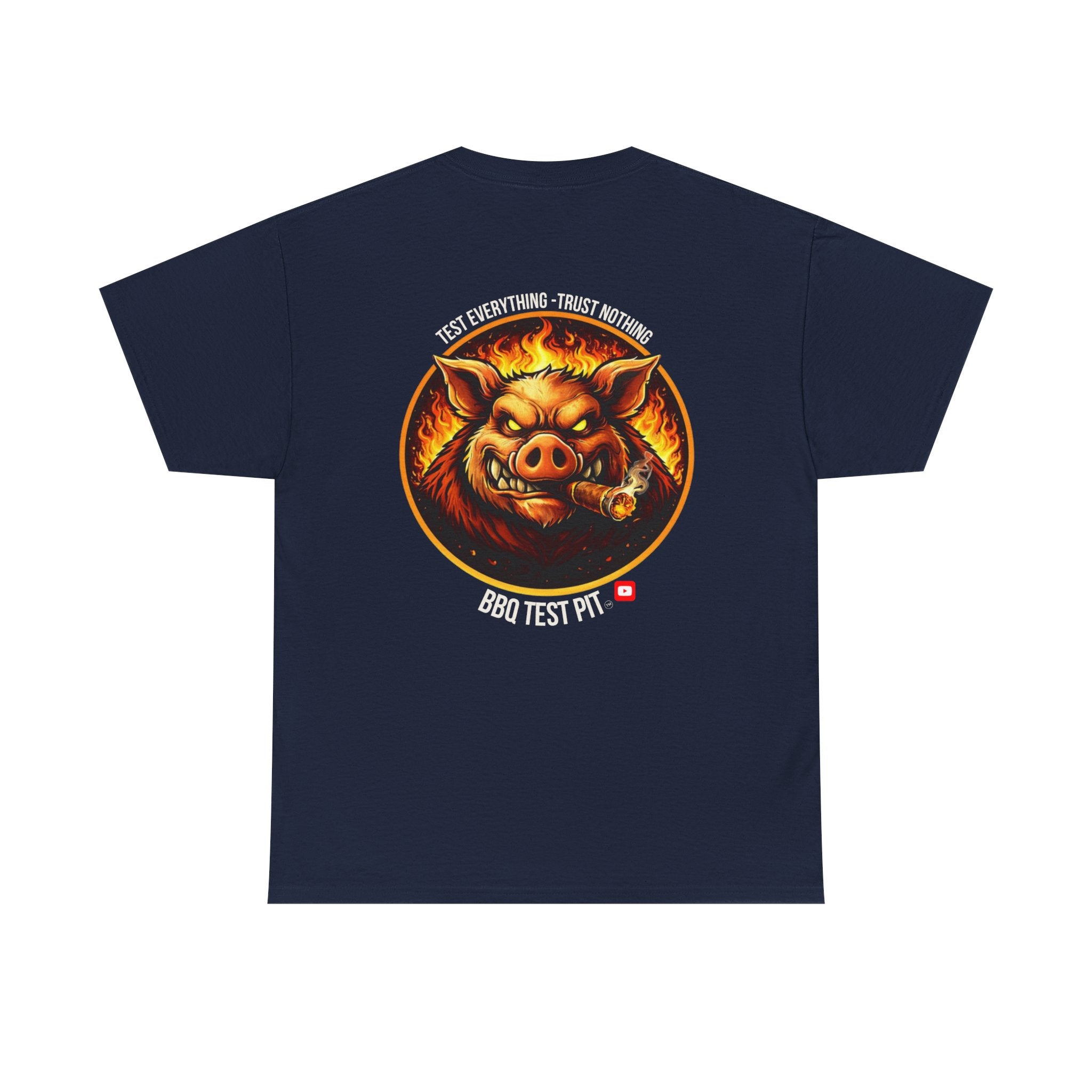 BBQ Test Pit Official Logo T-Shirt — Pitmaster Uniform | Batch 001