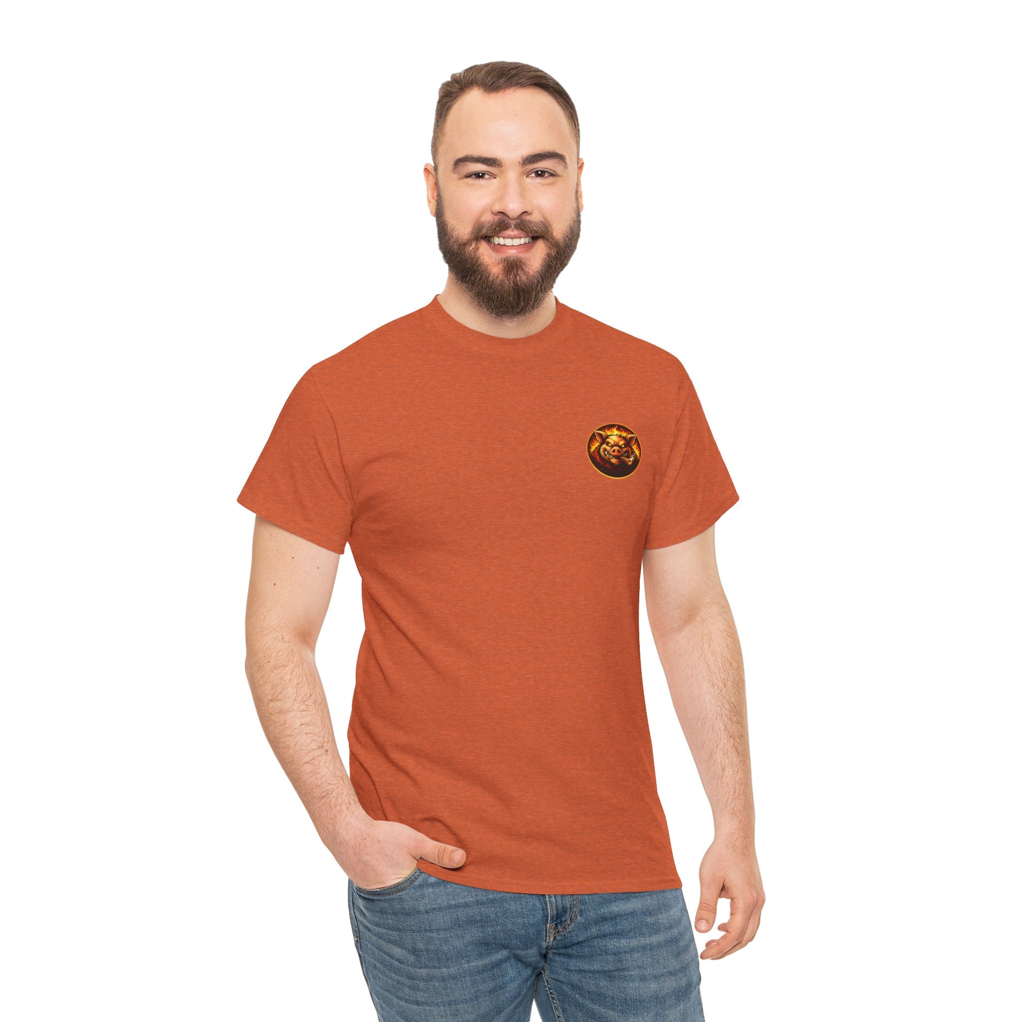 Whatever You Made… Stop Calling It BBQ. – BBQ Test Pit Funny BBQ Heavy Duty T-Shirt