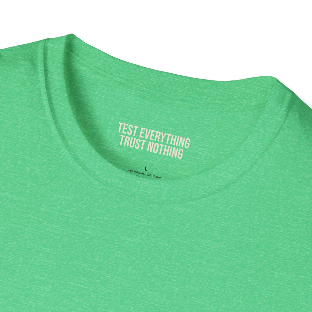 Stop Staring At My Rack T-Shirt — Premium Softstyle Rib Tee | BBQ Test Pit
