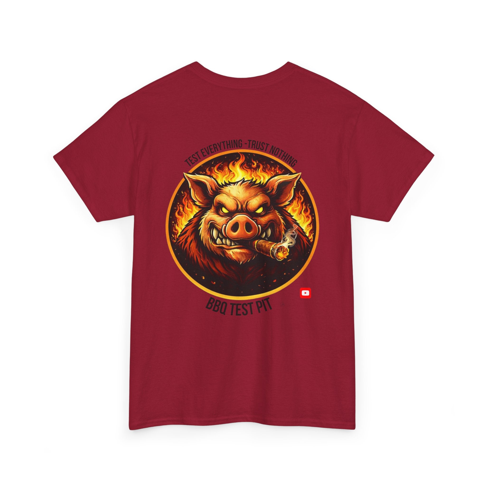 BBQ Test Pit Official Logo T-Shirt — Pitmaster Uniform | Batch 001